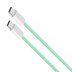 Kabel USB typu C 100 W 1,5 m zielony Krüger&amp;Matz Basic – wytrzymałość i jakość!
