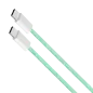 Kabel USB typu C - USB typu C 100 W 1,5 m zielony Kruger&Matz Basic