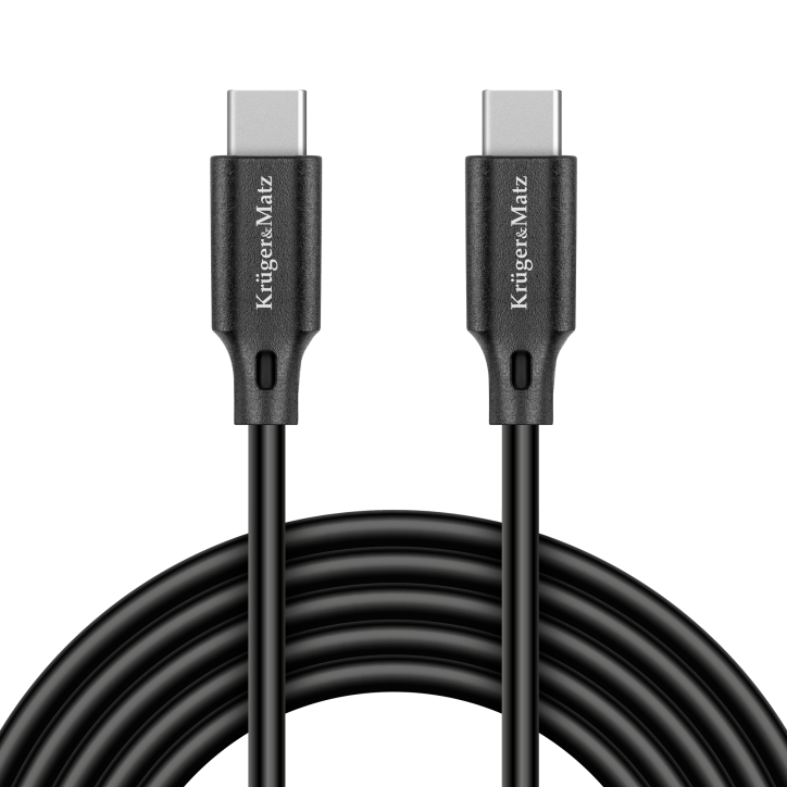 Kabel USB typu C - USB typu C 100 W 2,5 m Kruger&Matz Basic Kabel USB typu C - USB typu C 100 W 2,5 m Kruger&Matz Basic