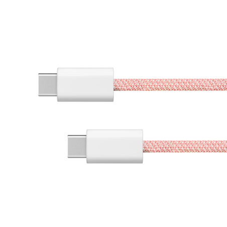 Kabel USB typu C - USB typu C 60 W 1 m różowy Kruger&Matz Basic