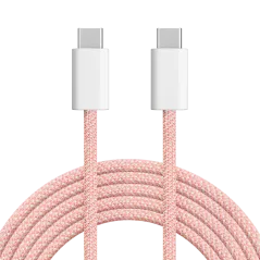 Kabel USB typu C - USB typu C 60 W 1 m różowy Kruger&Matz Basic