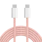 Kabel USB typu C - USB typu C 60 W 1 m różowy Kruger&Matz Basic