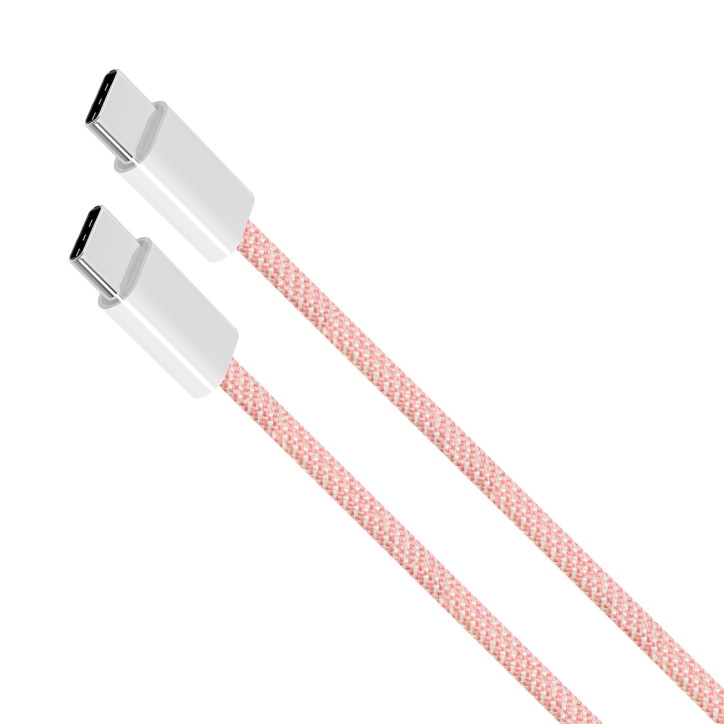 Kabel USB typu C - USB typu C 60 W 1 m różowy Kruger&Matz Basic Kabel USB typu C - USB typu C 60 W 1 m różowy Kruger&Matz Basic