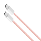 Kabel USB typu C - USB typu C 60 W 1 m różowy Kruger&Matz Basic Kabel USB typu C - USB typu C 60 W 1 m różowy Kruger&Matz Basic