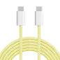 Kabel USB typu C - USB typu C 60 W 1 m żółty Kruger&Matz Basic