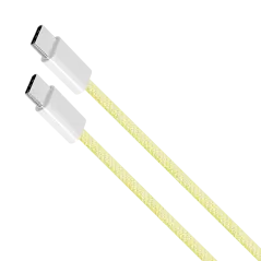 Kabel USB typu C - USB typu C 60 W 1 m żółty Kruger&Matz Basic