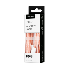 Kabel USB typu C - USB typu C 60 W 1,5 m różowy Kruger&Matz Basic