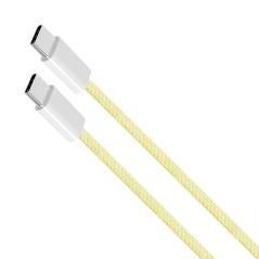 Kabel USB typu C - USB typu C 60 W 1,5 m żółty Kruger&Matz Basic