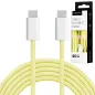 Kabel USB typu C - USB typu C 60 W 1,5 m żółty Kruger&Matz Basic Kabel USB typu C - USB typu C 60 W 1,5 m żółty Kruger&Matz Basic