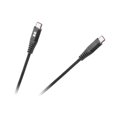 Kabel USB typu C - USB typu C REBEL 100 cm czarny