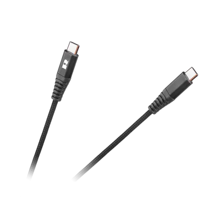Kabel USB typu C - USB typu C REBEL 100 cm czarny