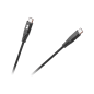 Kabel USB typu C - USB typu C REBEL 100 cm czarny Kabel USB typu C - USB typu C REBEL 100 cm czarny