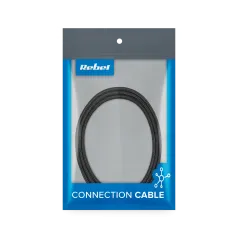 Kabel USB typu C - USB typu C REBEL 100 cm czarny