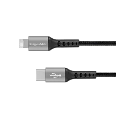 Kabel USB typu C - wtyk Lightning C94 MFi 1 m Kruger&Matz