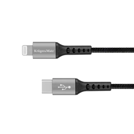 Kabel USB typu C - wtyk Lightning C94 MFi 1 m Kruger&Matz