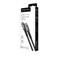 Kabel USB typu C - wtyk Lightning C94 MFi 1 m Kruger&Matz