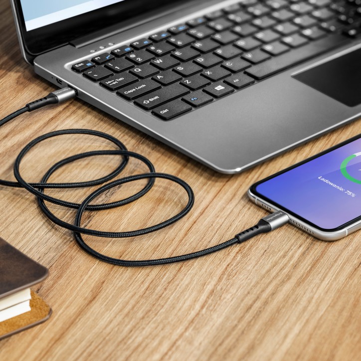 Kabel USB typu C - wtyk Lightning C94 MFi 1 m Kruger&Matz Kabel USB typu C - wtyk Lightning C94 MFi 1 m Kruger&Matz
