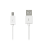 Kabel USB wtyk - wtyk microUSB biały Kabel USB wtyk - wtyk microUSB biały
