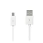 Kabel USB wtyk - wtyk microUSB biały