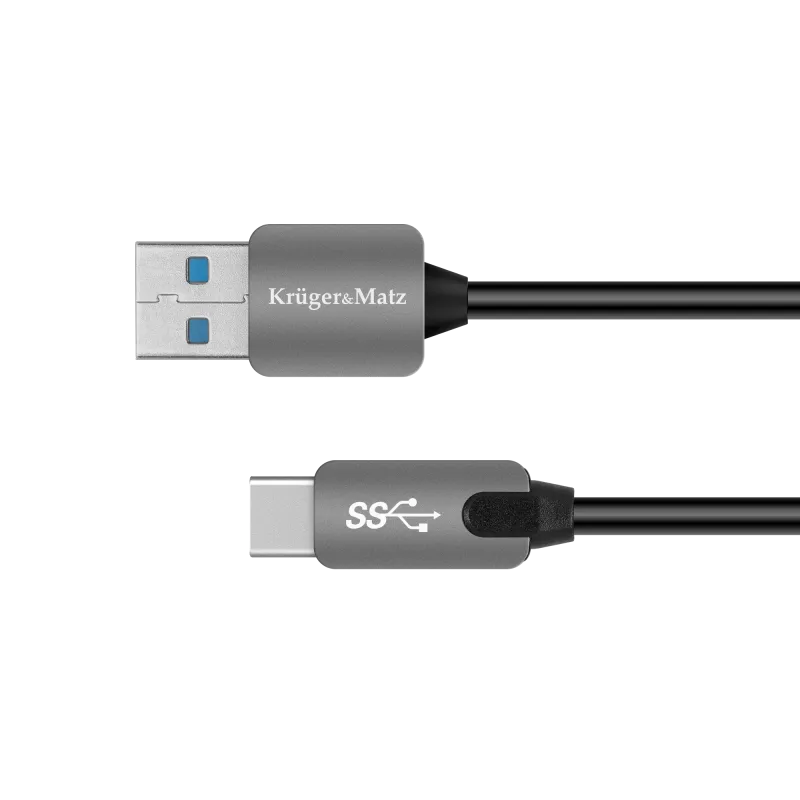 Kabel USB wtyk 3.0 - wtyk typu C 5 Gbps 0,5m Kruger&Matz