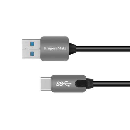 Kabel USB wtyk 3.0 - wtyk typu C 5 Gbps 0,5m Kruger&Matz