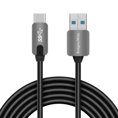 Kabel USB wtyk 3.0 - wtyk typu C 5 Gbps 1 m Kruger&Matz
