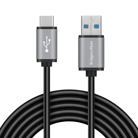 Kabel USB wtyk 3.0V - wtyk typu C 5 Gbps 1m Kruger&Matz Basic