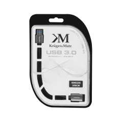 Kabel USB3.0 wtyk - gniazdo 1m Kruger&Matz