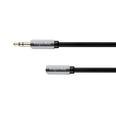 Kabel wtyk - gniazdo proste jack 3.5 stereo 1.0m Kruger&Matz
