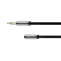 Kabel wtyk - gniazdo proste jack 3.5 stereo 1.0m Kruger&Matz