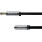Kabel wtyk - gniazdo proste jack 3.5 stereo 1.0m Kruger&Matz