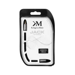 Kabel wtyk - gniazdo jack 3.5 stereo 1.8m Kruger&Matz