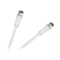 Kabel wtyk F - wtyk F 1,8m biały Kabel wtyk F - wtyk F 1,8m biały