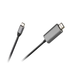 Kabel wtyk HDMI - wtyk typu C 1m