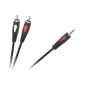 Kabel wtyk jack 3.5 - 2RCA 10m Cabletech Eco-Line