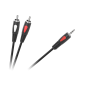 Kabel wtyk jack 3.5 - 2RCA 5.0m Cabletech Eco-Line