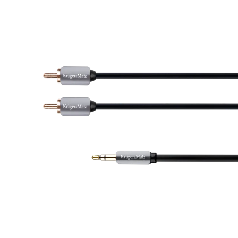 Kabel wtyk jack 3.5 - 2RCA stereo 3.0m Kruger&Matz Kabel wtyk jack 3.5 - 2RCA stereo 3.0m Kruger&Matz