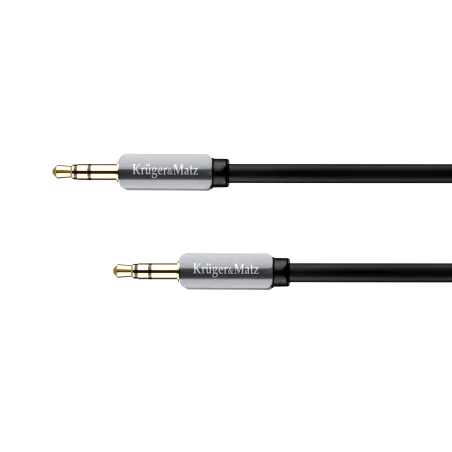 Kabel wtyk prosty - wtyk prosty jack 3.5 stereo 1.8m Kruger&Matz