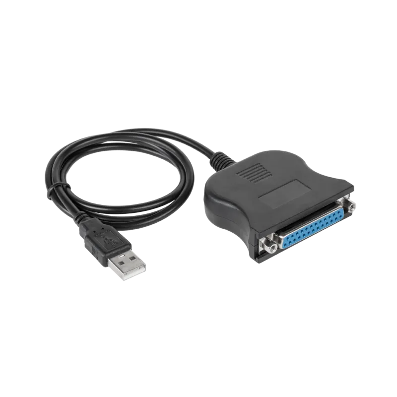 Kabel wtyk USB - żeński LPT 0,8 m Kabel wtyk USB - żeński LPT 0,8 m