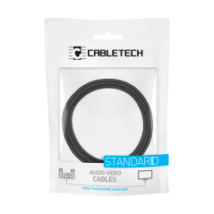 Kabel wtyk USB A/C - wtyk USB C/lightning (2+2) 1m