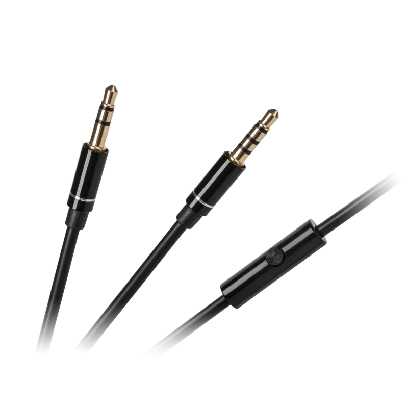 Kabel z mikrofonem do słuchawek Kruger&Matz Street oraz Wave - kolor czarny