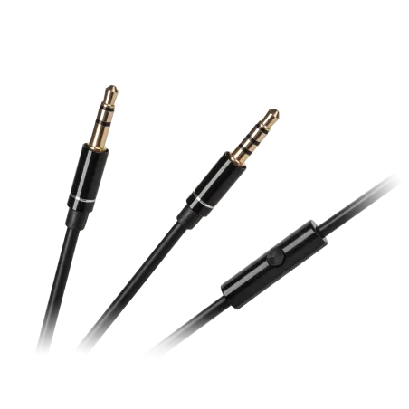 Kabel z mikrofonem do słuchawek Kruger&Matz Street oraz Wave - kolor czarny