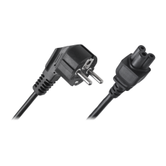 Kabel zasilający "koniczynka" do laptopa 1.8m