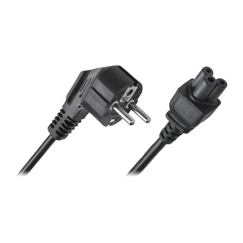 Kabel zasilający "koniczynka" do laptopa 1.8m Kabel zasilający "koniczynka" do laptopa 1.8m