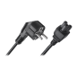 Kabel zasilający "koniczynka" do laptopa 1.8m Kabel zasilający "koniczynka" do laptopa 1.8m