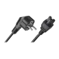 Kabel zasilający "koniczynka" do laptopa 1.8m Kabel zasilający "koniczynka" do laptopa 1.8m