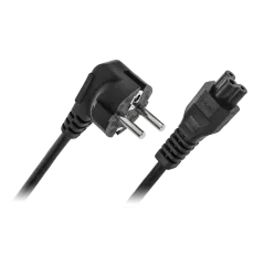 Kabel zasilający do laptopa (koniczynka) (3x0,75) 1,8m