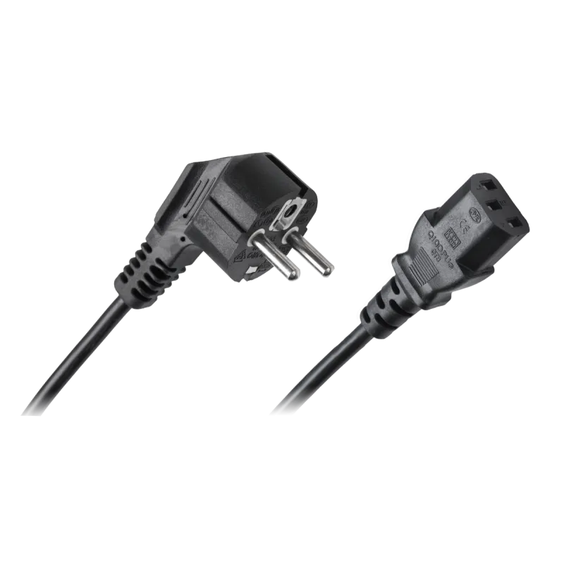 Kabel zasilający sieciowy do komputera 1.5m Kabel zasilający sieciowy do komputera 1.5m