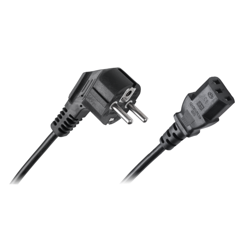 Kabel zasilający sieciowy do komputera 2m