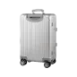Kabinowa walizka aluminiowa na kółkach Kruge&Matz srebrna
